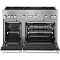 7.1 Cu. Ft. Pro Harmony Stainless Freestanding Double Oven Gas Convection Smart Range with Griddle