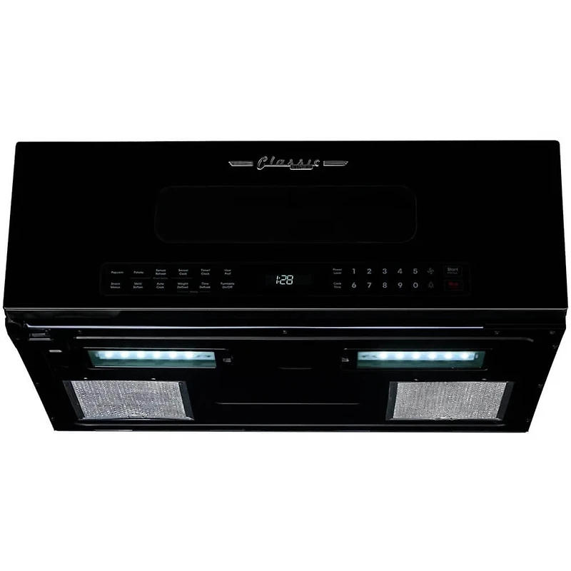1.2 Cu. Ft. Midnight Black Classic Retro Over-the-Range Microwave 
