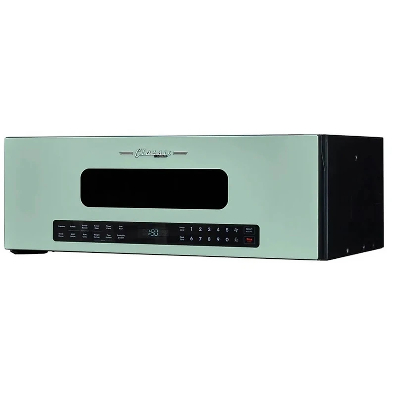 1.2 Cu. Ft. Summer Mint Green Classic Retro Over-the-Range Microwave