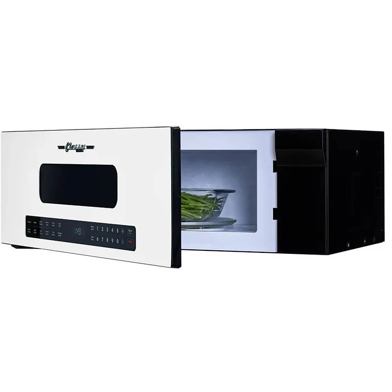 1.2 Cu. Ft. Retro Marshmallow White Over-the-Range Microwave