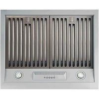 24 inch Marshmallow White Classic Retro Under Cabinet Range Hood