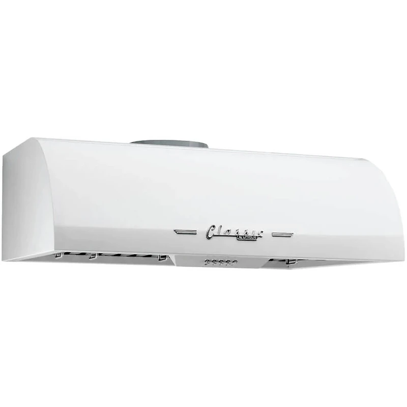 30 inch Marshmallow White Classic Retro Under Cabinet Range Hood