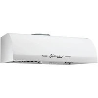 30 inch Marshmallow White Classic Retro Under Cabinet Range Hood