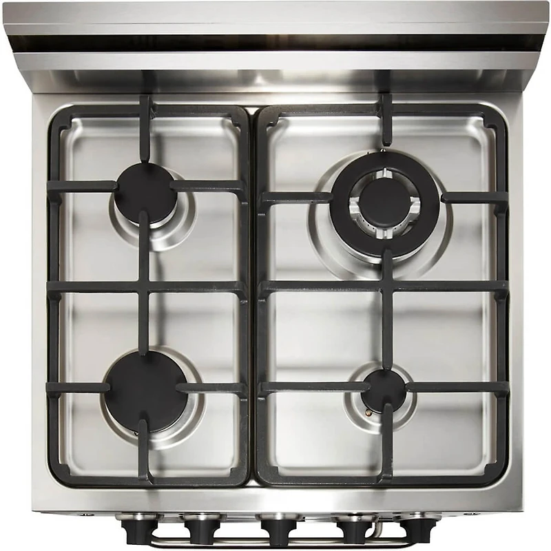 1.6 Cu. Ft. Black Freestanding Gas Range