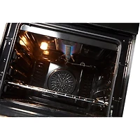 1.6 Cu. Ft. Black Freestanding Gas Range