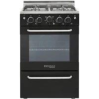 2.3 Cu. Ft. Black Freestanding Prestige Gas Range