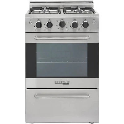 2.3 Cu. Ft. Stainless Steel Freestanding Prestige Gas Range
