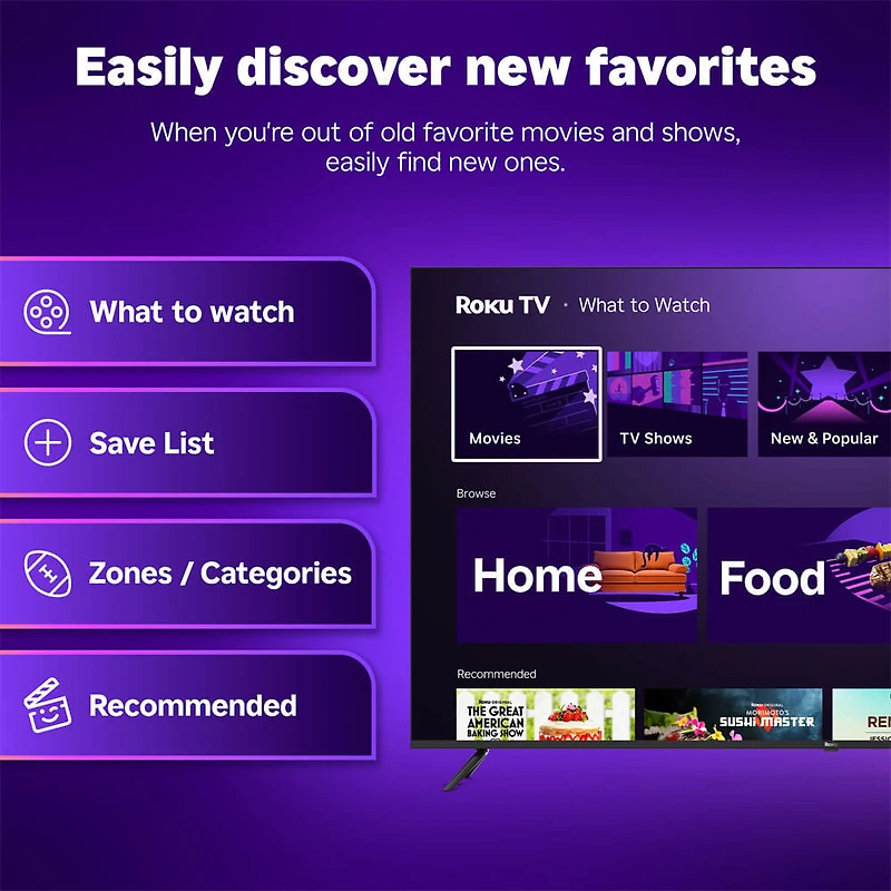 inch Select Series 4K UHD Smart TV - HDR, Dolby Audio, Compatible with Alexa, Voice Remote, Bluetooth Mode, w/AUX HDMI Cable