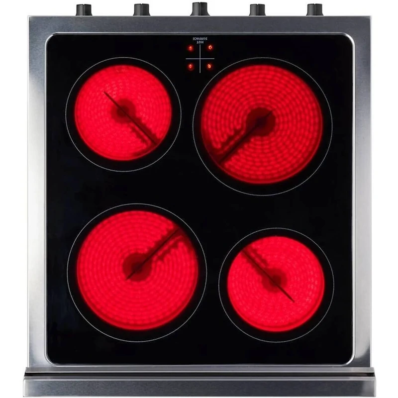 1.6 Cu. Ft. Stainless Freestanding Electric Range