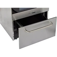 1.6 Cu. Ft. Stainless Freestanding Electric Range