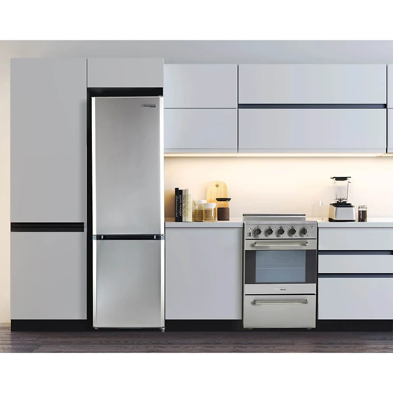 1.6 Cu. Ft. Stainless Freestanding Electric Range