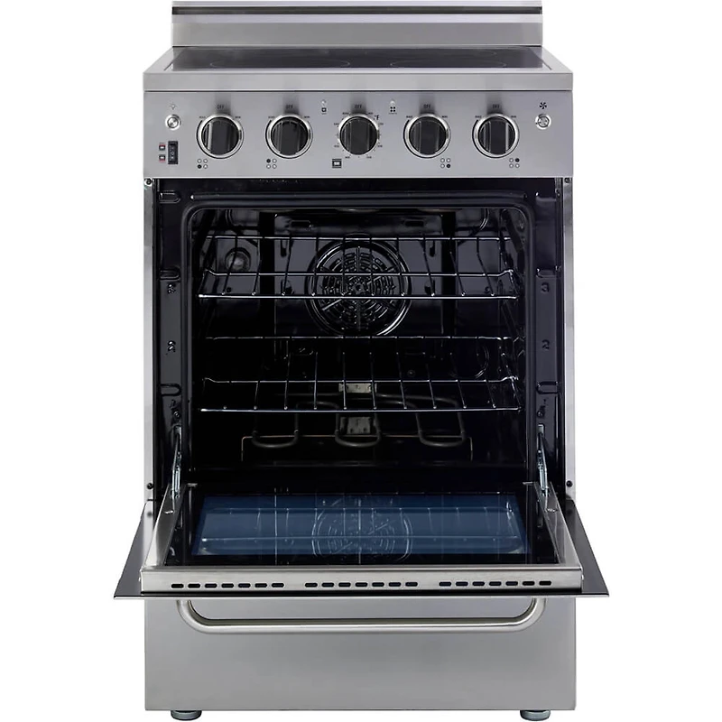 2.3 Cu. Ft. Stainless Freestanding Electric Range