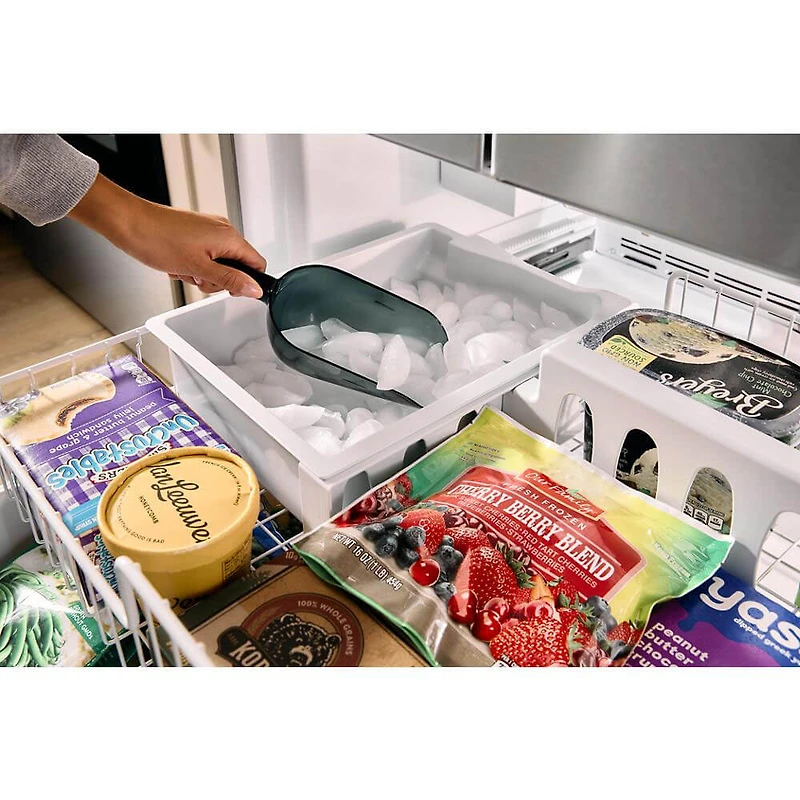 20 Cu. Ft. Black Counter-Depth French Door Refrigerator