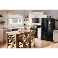 20 Cu. Ft. Black Counter-Depth French Door Refrigerator