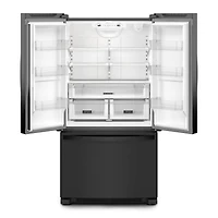 20 Cu. Ft. Black Counter-Depth French Door Refrigerator