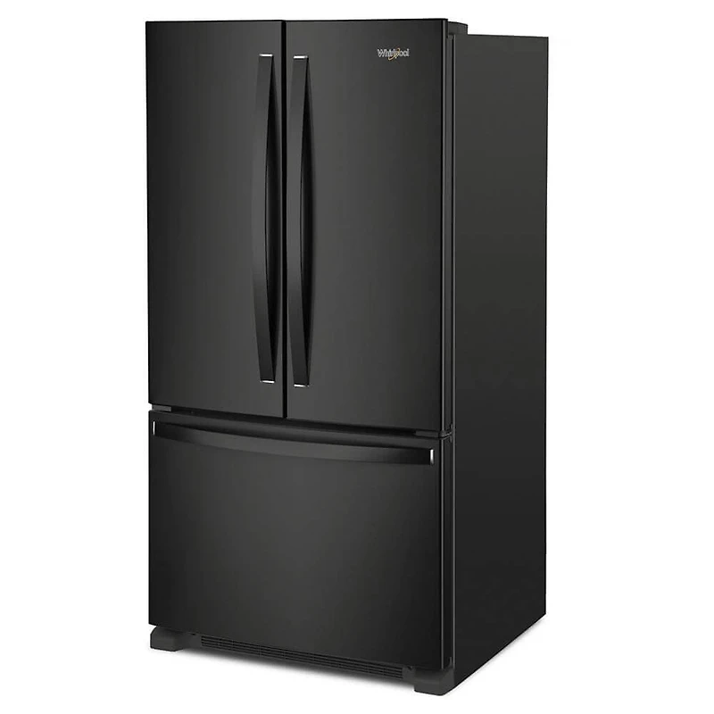 20 Cu. Ft. Black Counter-Depth French Door Refrigerator