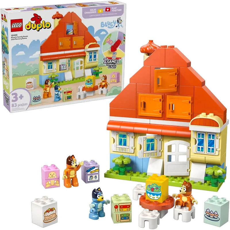 DUPLO Bluey: Bluey Family House with Memory Game
