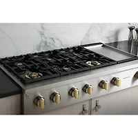 48 inch Stainless 6 Burner Gas Cooktop