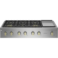 48 inch Stainless 6 Burner Gas Cooktop