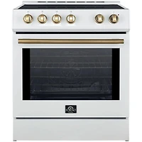 5 Cu. Ft. White Slide-In Induction Convection Range