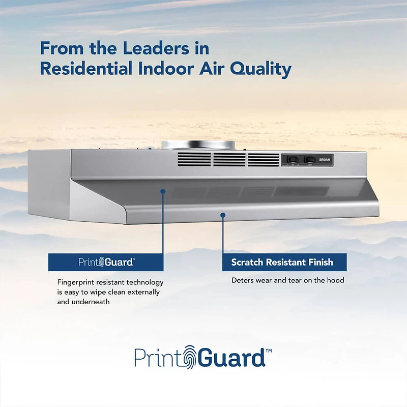 30 inch Stainless Convertible Under-Cabinet Range Hood