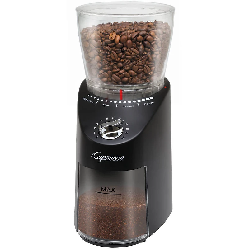 Infinity Plus Conical Burr Grinder - Black - Factory Refurbished