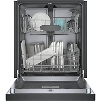48 dBA Black Front Control Built-In Smart Dishwasher