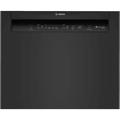 48 dBA Black Front Control Built-In Smart Dishwasher