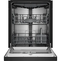 48 dBA Black Front Control Built-In Smart Dishwasher