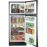 14 Cu. Ft. Black Propane Off-Grid Top Freezer Refrigerator