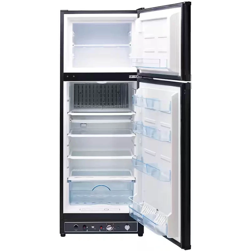 8 Cu. Ft. Black Propane Top Freezer Refrigerator