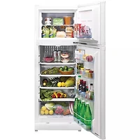 8 Cu. Ft. White Propane Top Freezer Refrigerator