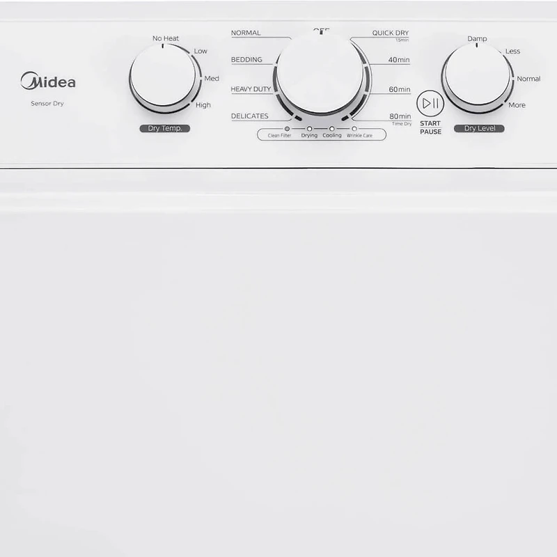 7.0 Cu. Ft. White Top Load Electric Dryer