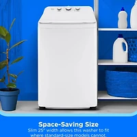 3.9 Cu. Ft. White Top Load Washer