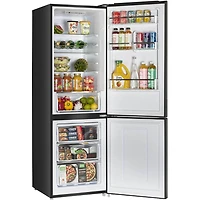 11.7 Cu. Ft. Black Solar DC Off-Grid Bottom Freezer Refrigerator