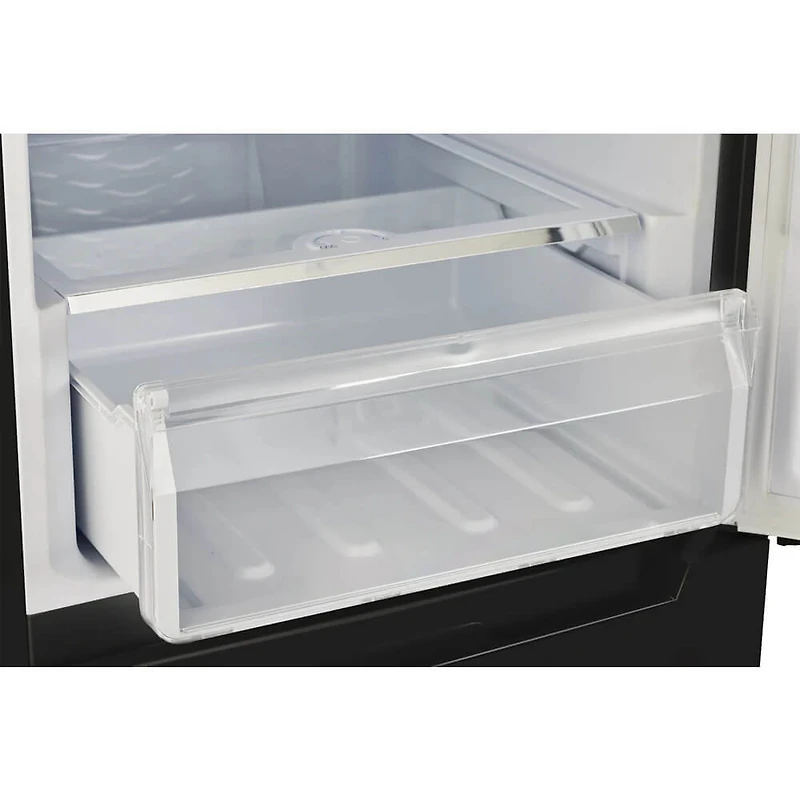 11.7 Cu. Ft. Black Solar DC Off-Grid Bottom Freezer Refrigerator