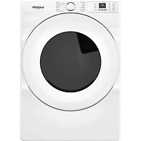 White Front Load Smart Washer/Dryer Pair with Pedestals