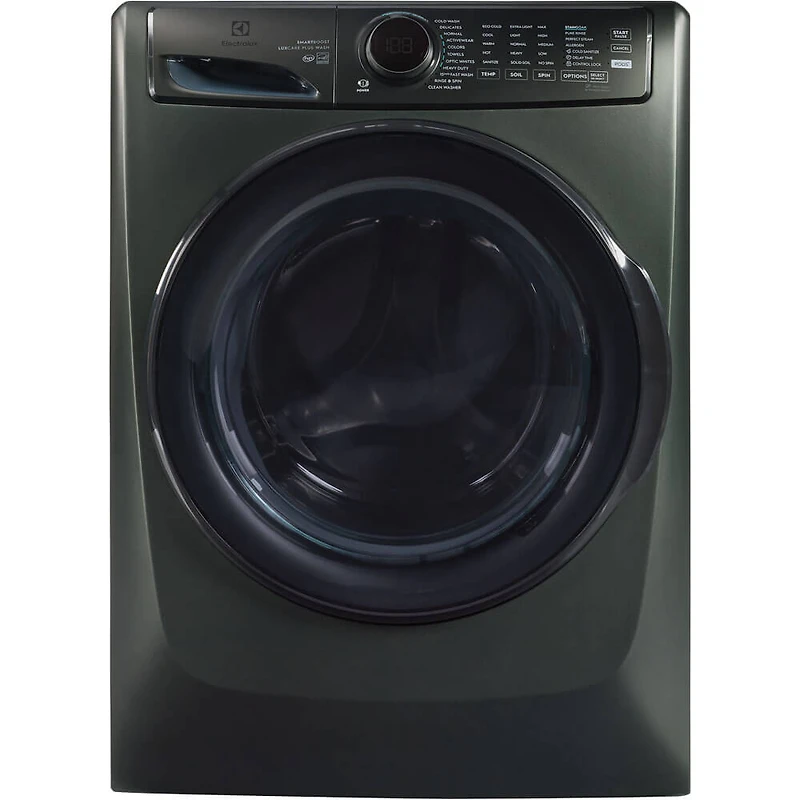 Alpine Green Steam Electric Front Load Washer/Dryer Pair with Pedestals