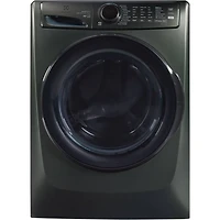 Alpine Green Steam Electric Front Load Washer/Dryer Pair with Pedestals