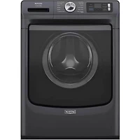 Midnight Steel Front Load Washer/Dryer Pair with Storage Pedestals