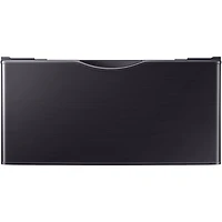 Brushed Black Front Load Smart Washer/Dryer Pair with Pedestals