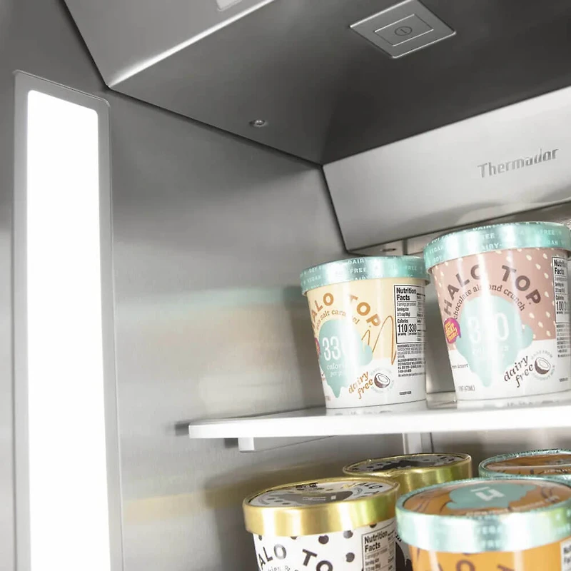 Cu. Ft. Panel Ready Freedom Collection Right Hinge Built-In Column Smart Freezer