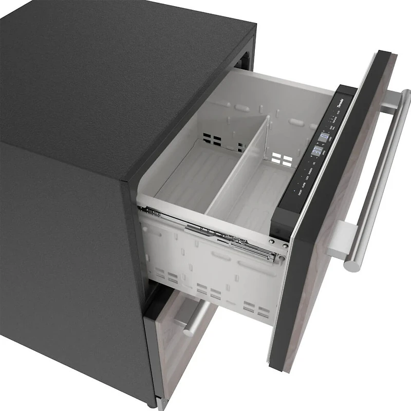 4.3 Cu. Ft. Panel Ready Undercounter Double Drawer Freezer/Refrigerator