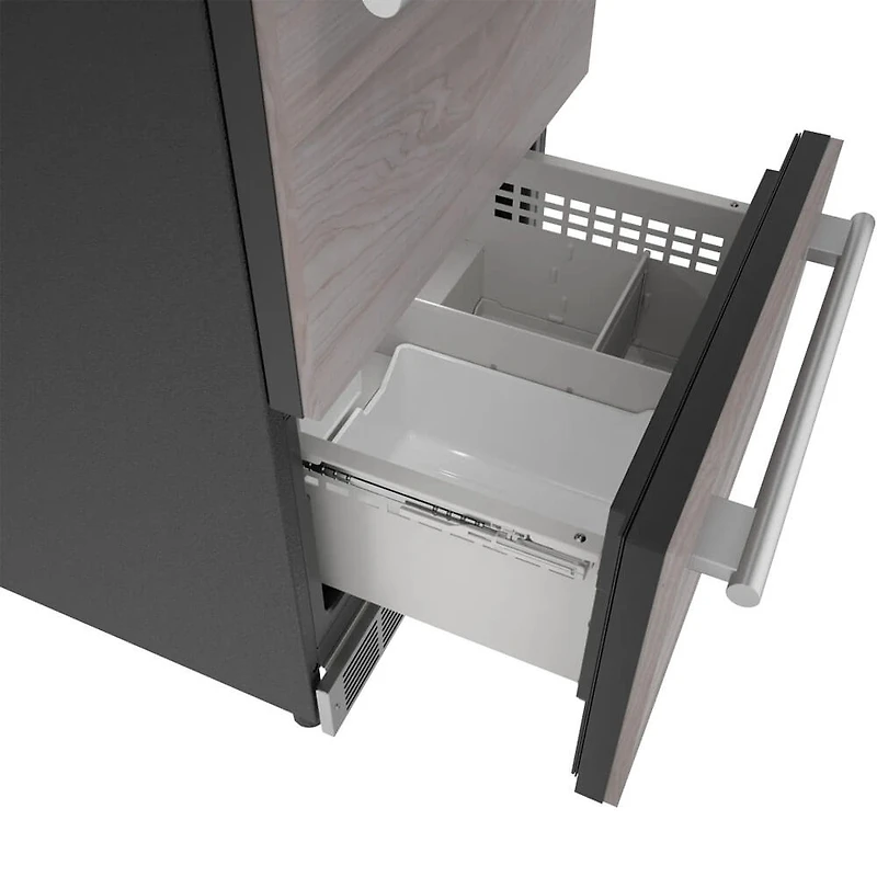 4.3 Cu. Ft. Panel Ready Undercounter Double Drawer Freezer/Refrigerator