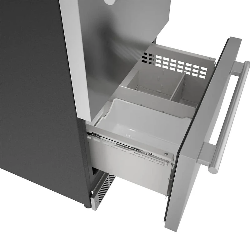 4.3 Cu. Ft. Masterpiece Stainless Undercounter Double Drawer Freezer/Refrigerator