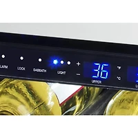 5.2 Cu. Ft. Panel Ready Left Hinge Glass Door Undercounter Refrigerator