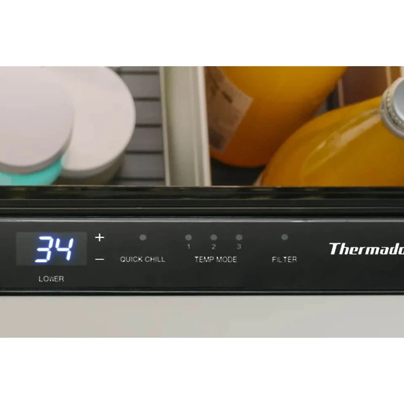 4.4 Cu. Ft. Masterpiece Stainless Undercounter Double Drawer Refrigerator