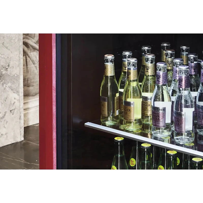 5.2 Cu. Ft. Masterpiece Stainless Right Hinge Glass Door Undercounter Refrigerator