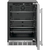 5.2 Cu. Ft. Masterpiece Stainless Right Hinge Glass Door Undercounter Refrigerator