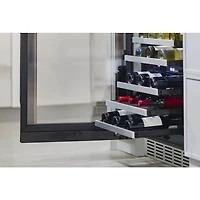 41 Bottle Masterpiece Stainless Left Hinge Dual Zone Undercounter Wine Cooler